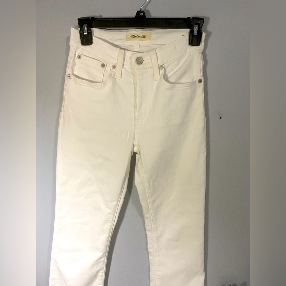Madewell white denim jeans size 24